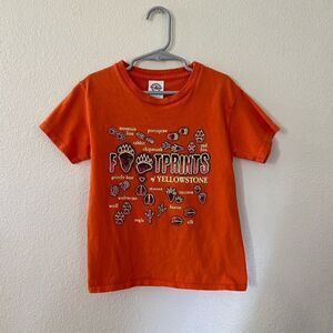 Vintage Footprints of Yellowstone Graphic T-Shirt